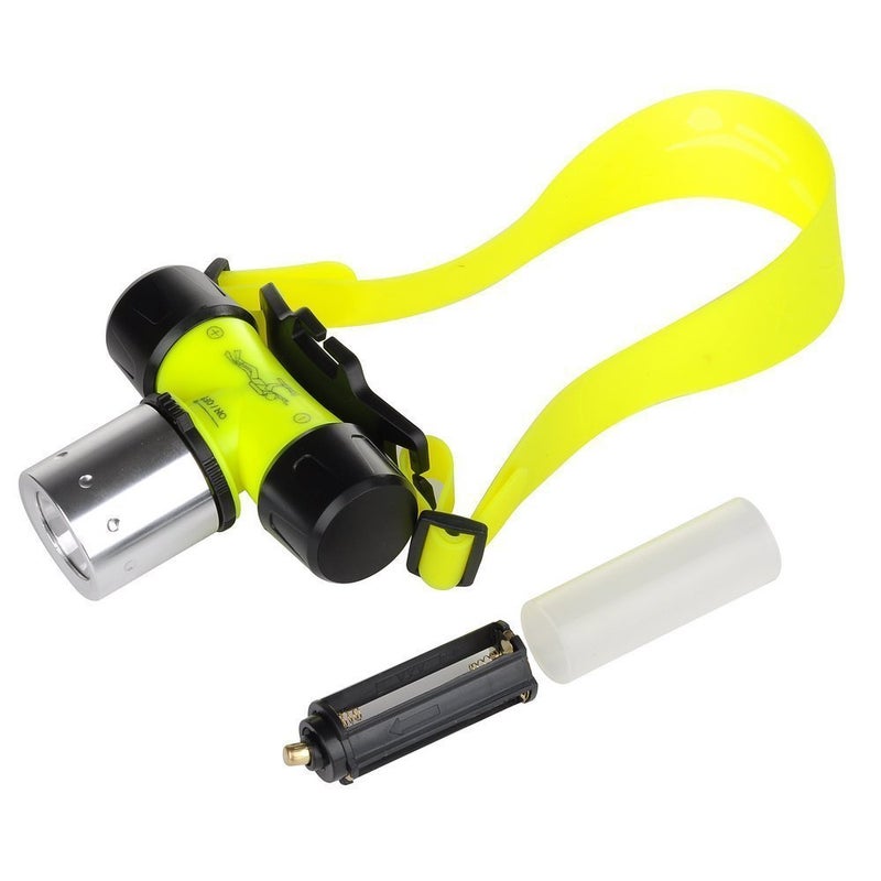 BESTSUN Diving Headlamp, 1800 High Lumen Diving Swimming Headlamp Light Waterproof Underwater Diving Head Flashlight Diver Submarine Head Torch Scuba Safety Lights (Only headlamp) - Image 2